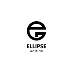 Simple Monogram Logo Letter E and G Combination