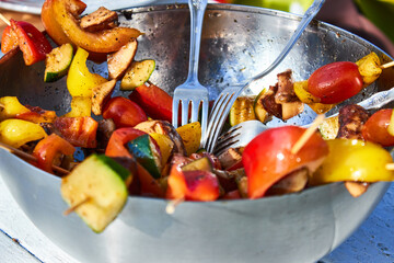 fresh vegetable salad