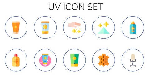 uv icon set