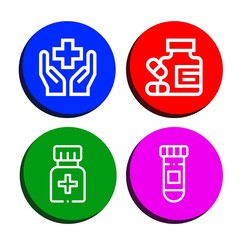 Obraz premium capsule icon set