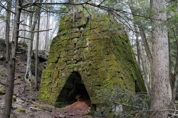 Rockland old stone blast furnace