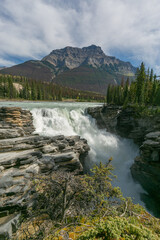 Fototapeta na wymiar Athabasca Falls in Jasper National Park, Canada