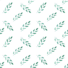 seamless pattern with leaves