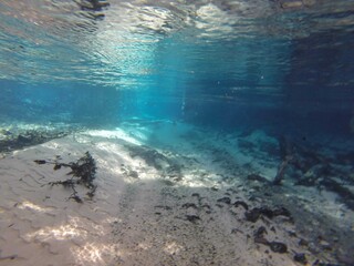 underwater scene