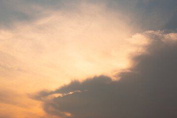Background of dark clouds before a thunder-storm