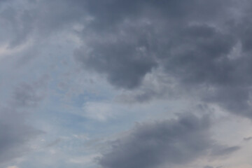 Background of dark clouds before a thunder-storm