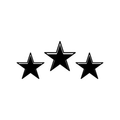 Obraz premium Three star icon