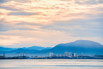 Bukit Mertajam view during sunrise