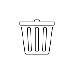 trash  icon vector illustration sign