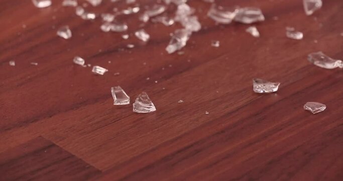 using bread to clean up broken glass