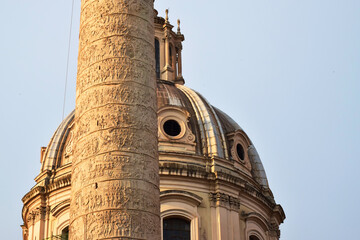 minaret of the mosque in Rome