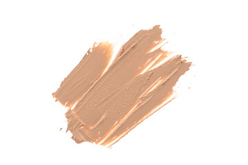 Skin concealer make up base in abstract shape on background