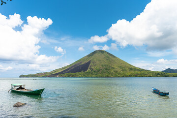 Banda Neira Islands, Banda Sea, Maluku, Indonesia. Fort Belgica and Fort Holanda.