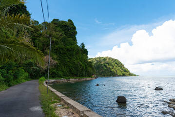 Banda Neira Islands, Banda Sea, Maluku, Indonesia. Fort Belgica and Fort Holanda.