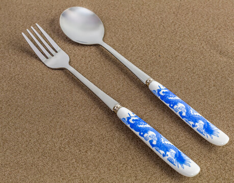 Chinese knife and fork picture