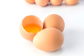 Farm fresh egg background material