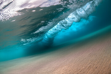 Underwater wave vortex, Sydney Australia