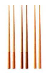 Wooden chopsticks isolated on white background. Vector illustration