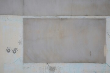 old paper on wall background