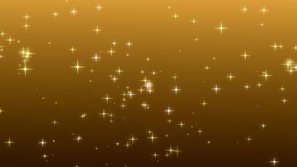 Fototapeta premium Christmas gold starry background.