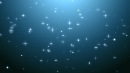 Christmas blue starry background.