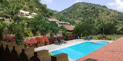 swimming pool in the resort