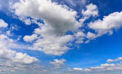 Naklejka na ściany i meble blue sky with clouds background.