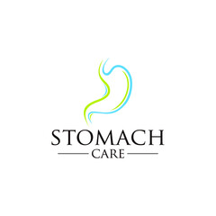 Obraz premium stomach care logo. icon designs concept vector illustration