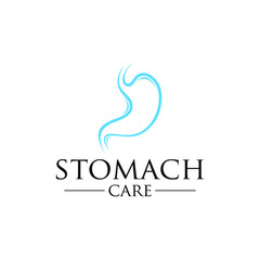 stomach care logo.  icon designs concept vector illustration