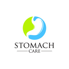 stomach care logo.  icon designs concept vector illustration