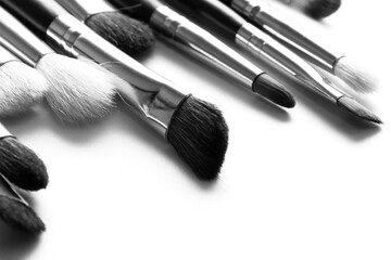 Close up of make up brush