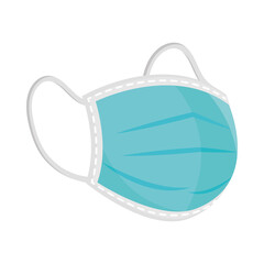 Obraz premium breathing medical mask, hospital or pollution protect, prevention face masking, surgical mouth mask
