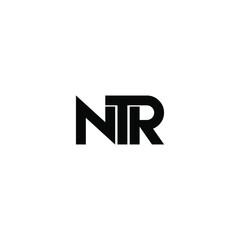 ntr letter original monogram logo design