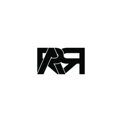 rar letter original monogram logo design