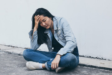 sad serious woman.depressed emotion panic attacks alone sick people fear stressful.crying begging help.stop abusing domestic violence,person with health anxiety, bad frustrated exhausted feeling down