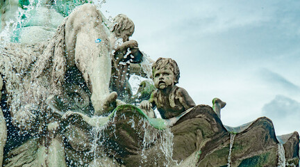 Neptunbrunnen in Berlin Nahaufnahmen © Jochen