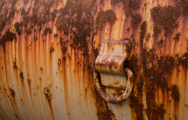 Grunge rusted metal texture, rust and oxidized metal background. Old metal iron panel