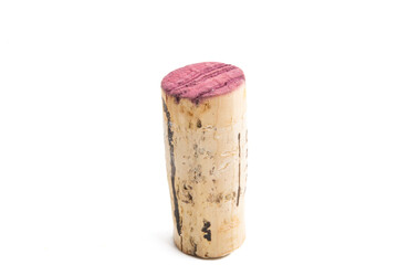 wine cork isolated