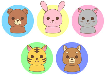 動物　アイコン　セット　animal icon 