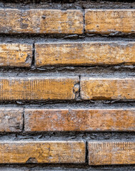 brown weathered brick wall seamless pattern background
