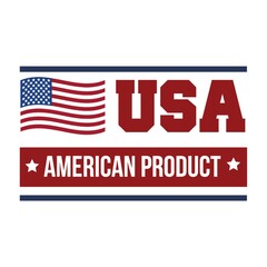 Made in the USA label design