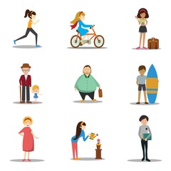 Collection of people and activities