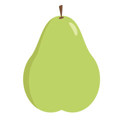 The classic pear. vector illustration 