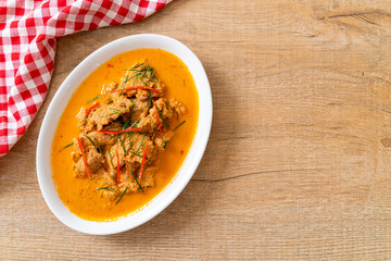 panang curry with pork