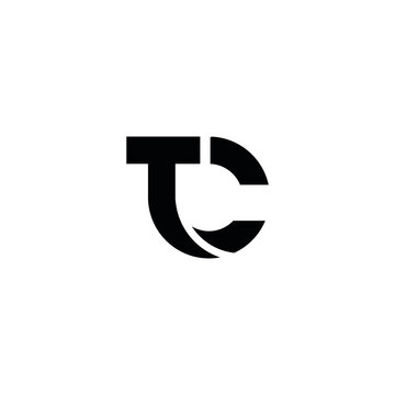TC T C letter logo design vector