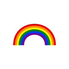 Rainbow icon. LGBTQ symbol modern, simple, vector, icon for website design, mobile app, ui. Vector Illustration