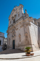 Basilica church of St. Martino. Martina Franca. Puglia. Italy. 
