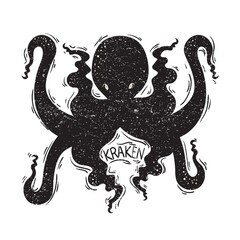 Kraken octopus monster