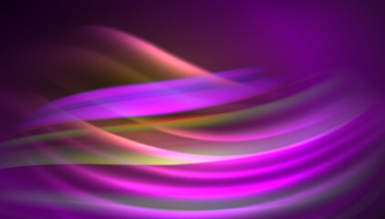 Fluid wave lines background. Trendy abstract layout template for business or technology presentation, internet poster or web brochure cover, wallpaper