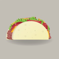 Pita bread wrap